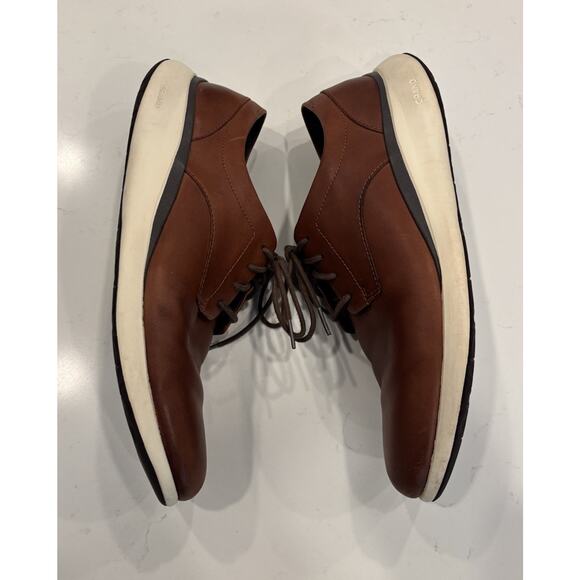 Cole Haan Grand C33168 Brown Leather Comfort Cushioned Sneakers Men\'s 10.5 M